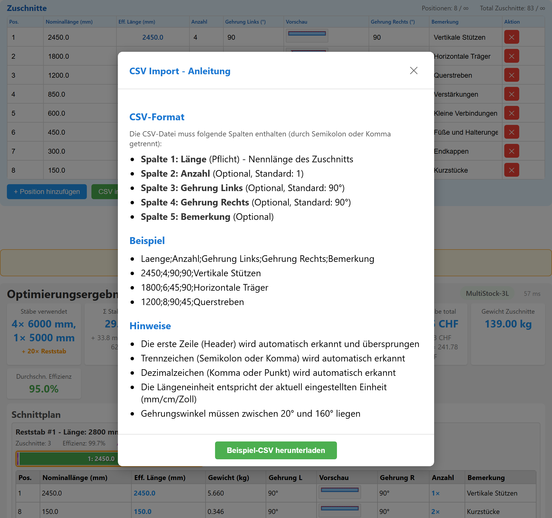 CSV-Import