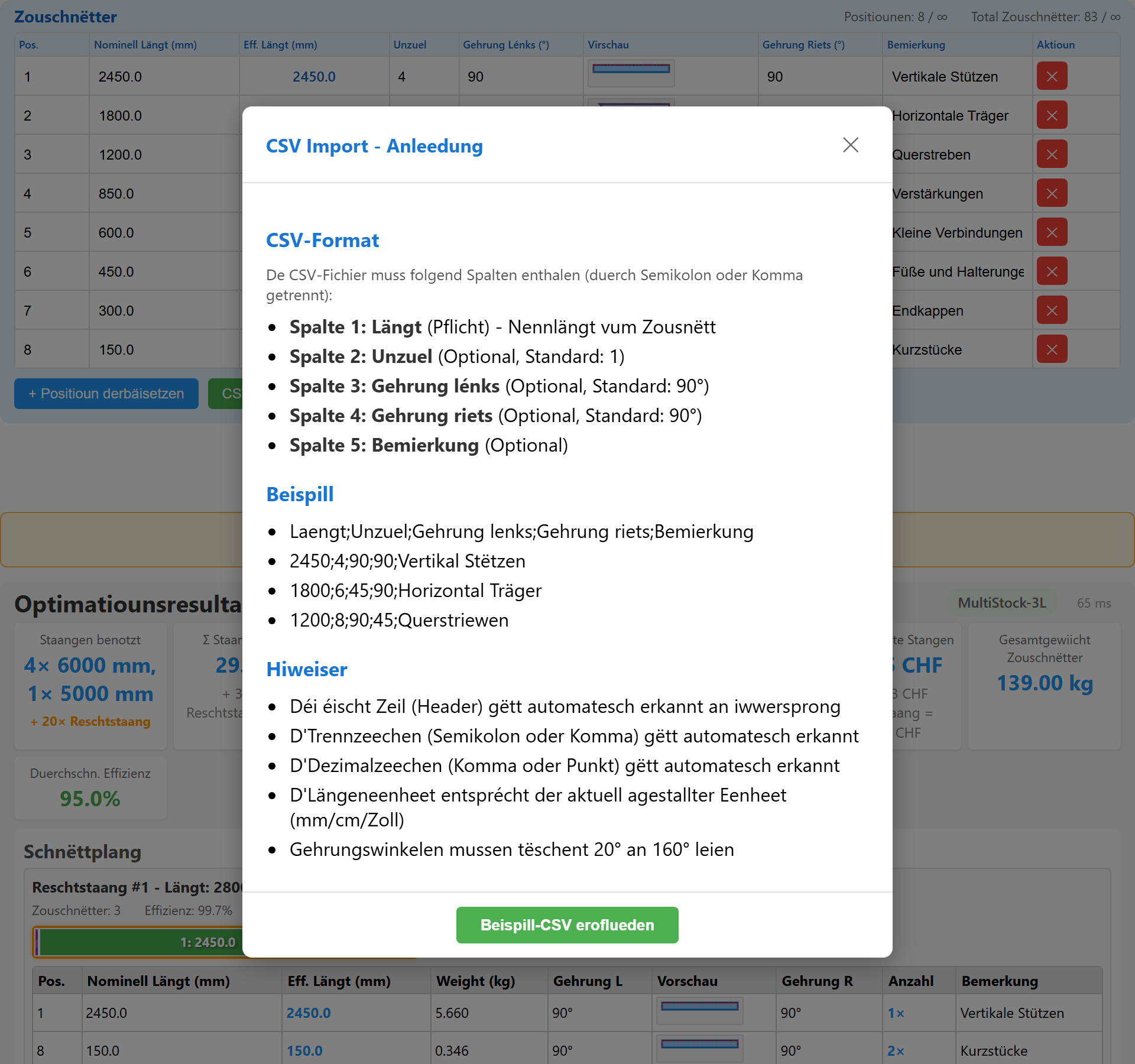 CSV-Import
