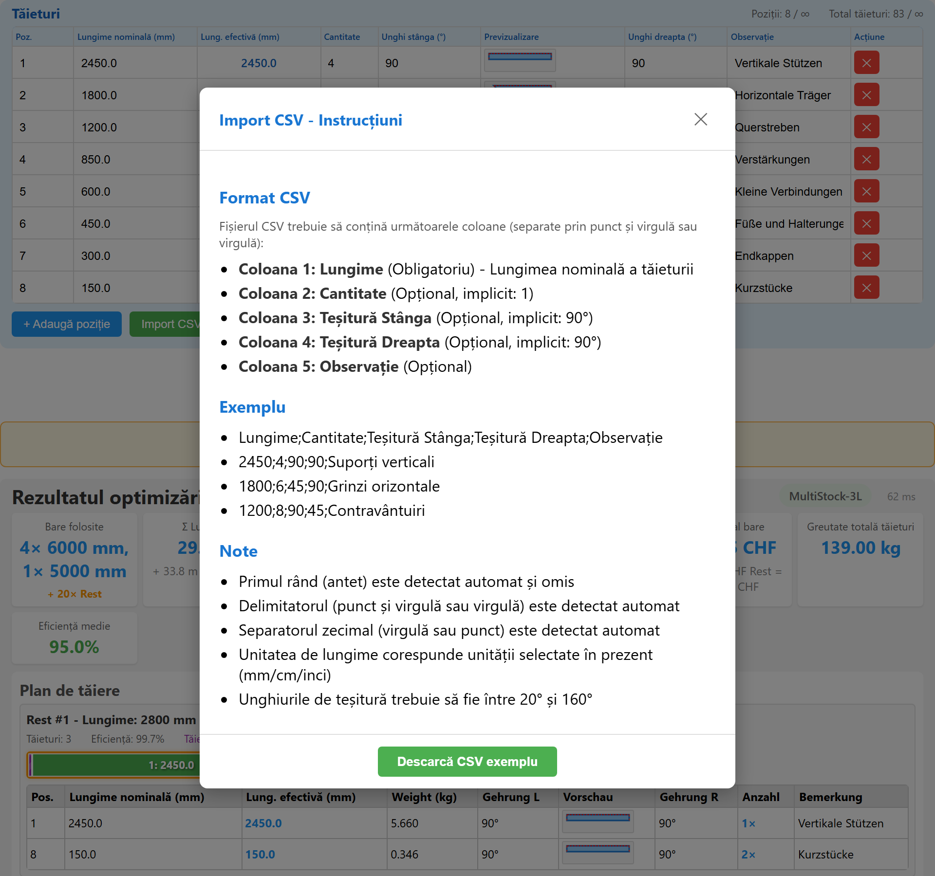Import CSV
